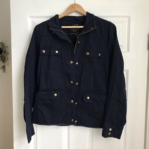 J. Crew Downtown Field Jacket in Navy